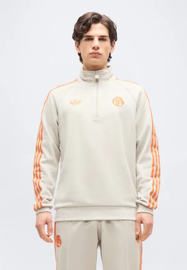 Толстовка с половинной молнией FC Bayern Originals, Adidas Originals, алюминий