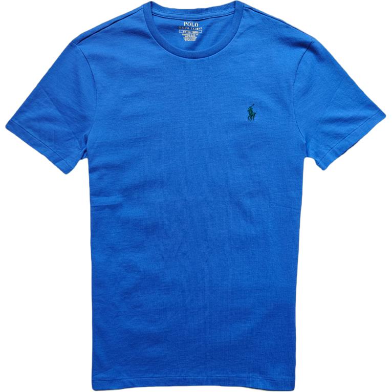 Футболка мужская синяя Polo Ralph Lauren — фото 2