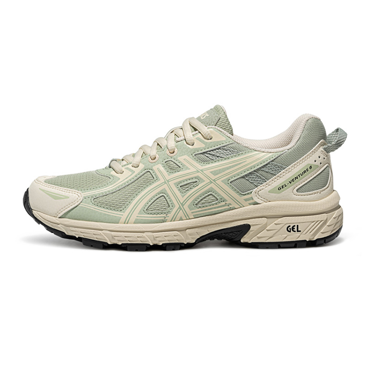 

ASICS Gel Venture 6 Low top Running Shoes Unisex серый зеленый