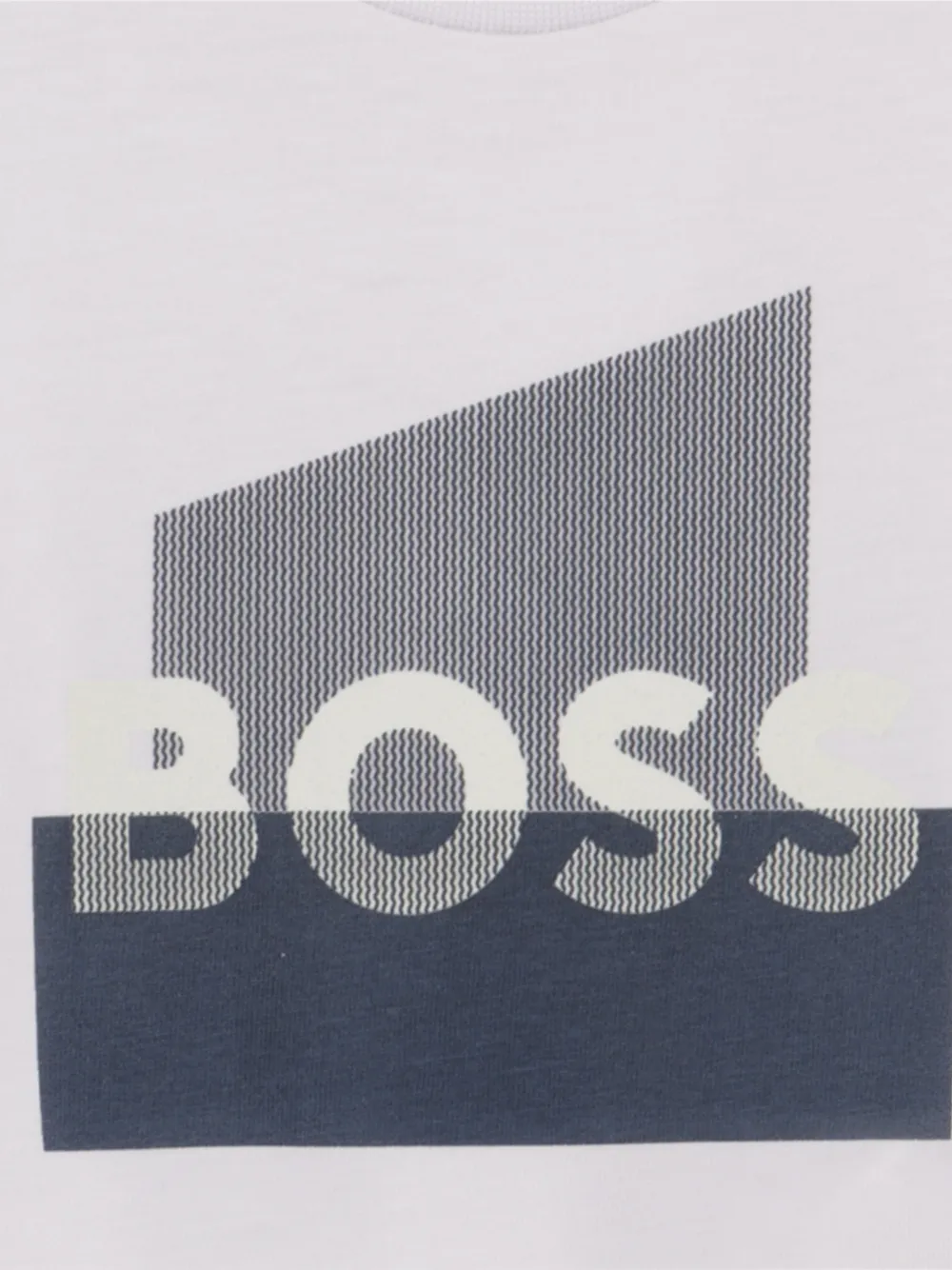 Футболка с графичным принтом Boss Kidswear, белый — фото 3