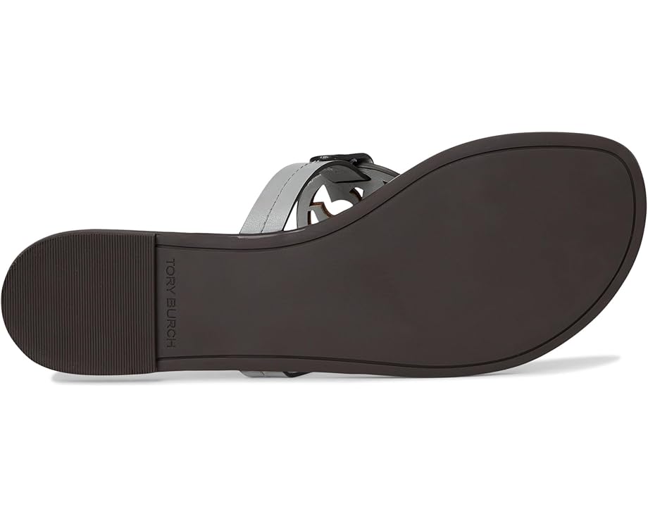 Сандалии Tory Burch Metal Miller, цвет Loutre Gray/Silver — фото 3
