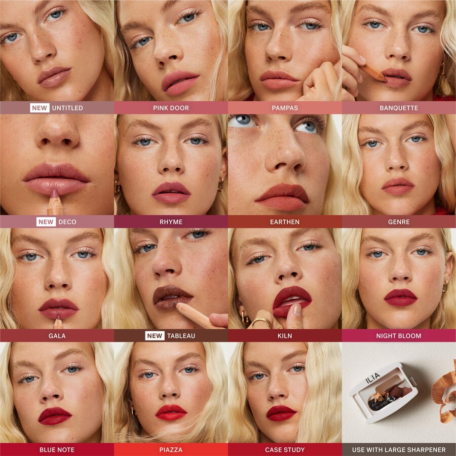 Увлажняющая помада Lip Sketch + карандаш для губ ILIA, 0.08 oz, Pink Door — фото 3