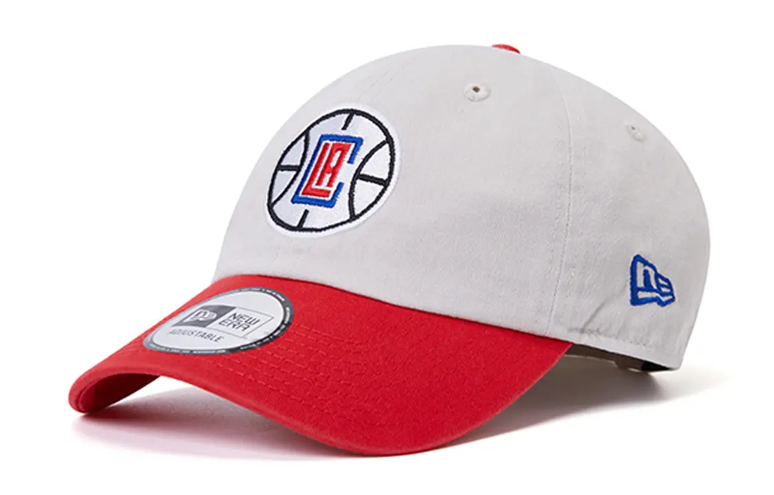 

New Era Хлопковая бейсболка унисекс, White/Red