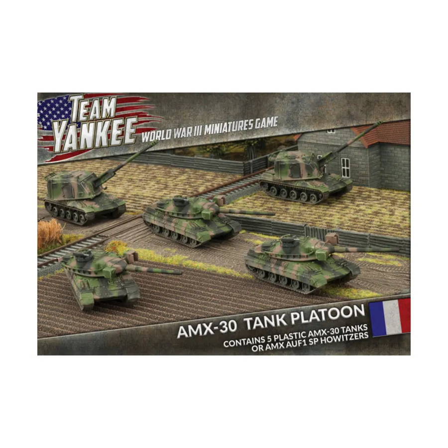 

Танковый взвод АМХ-30, Team Yankee - World War III - French Army (1:100) (Plastic)