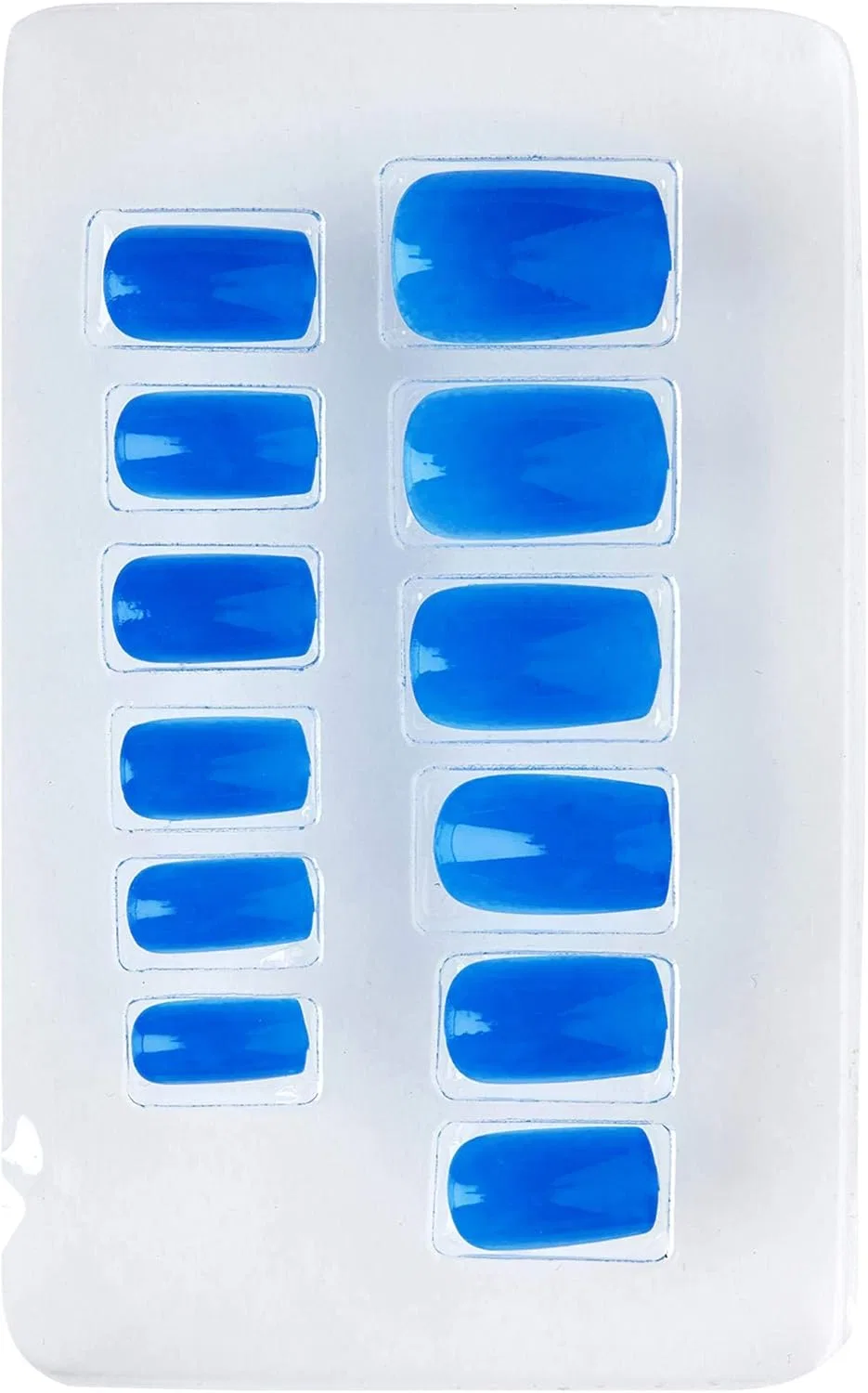 Набор самоклеящихся накладных ногтей Widmann W Widmann Milano Party Fashion, Neon Blue — фото 2