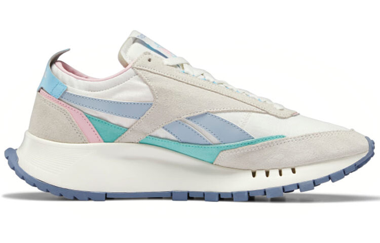Кроссовки Reebok Classic Leather Legacy Sneaker Grey/Green/Blue — фото 2