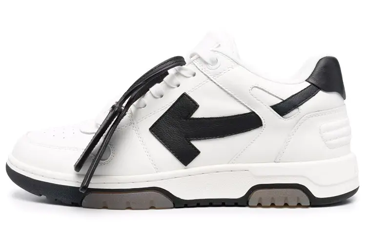 OFF-WHITE Out Of Office Низкие кеды 30 ММ ООО Черный Белый Синий