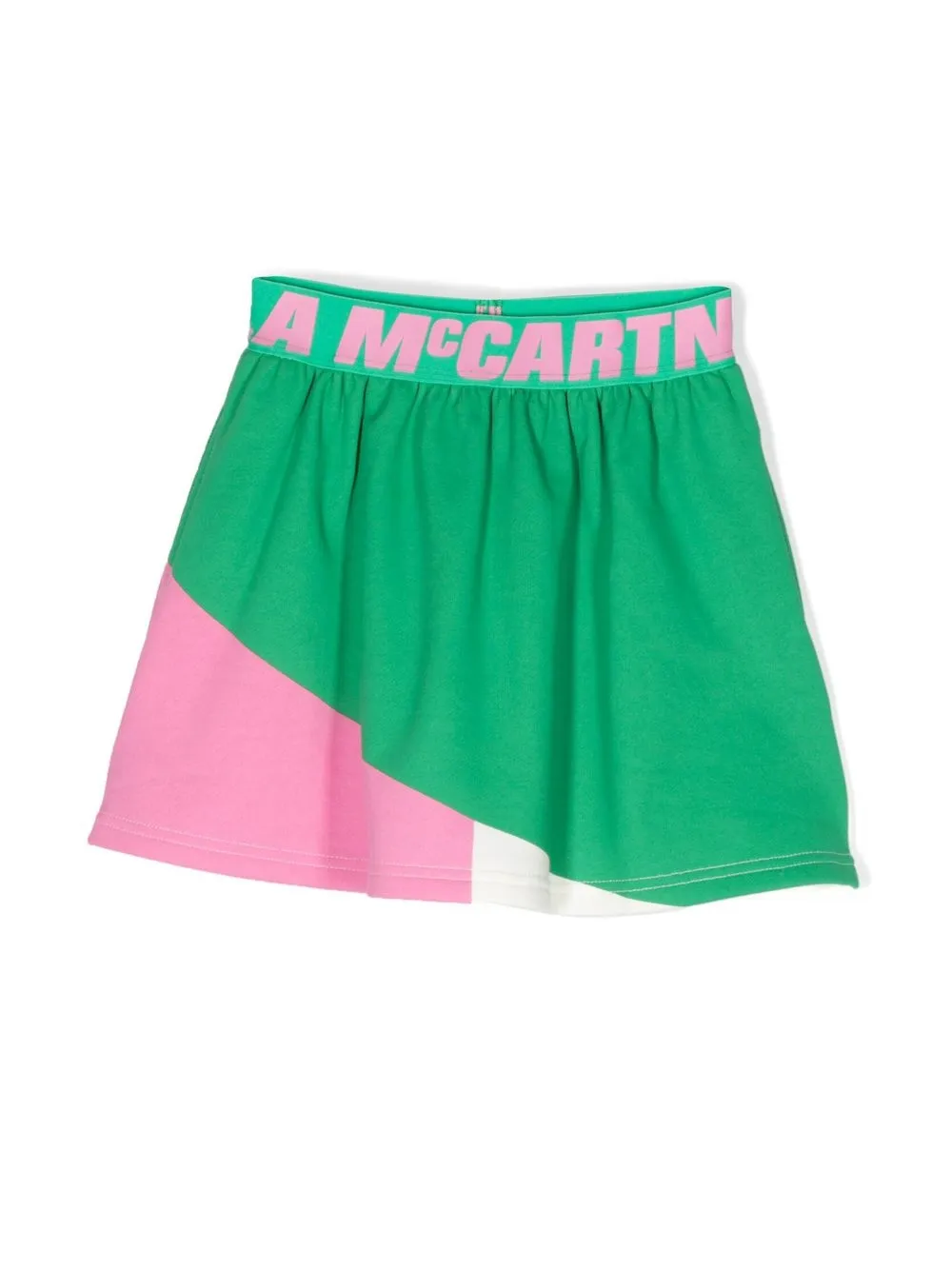 

Юбка со вставками Stella McCartney Kids, зеленый