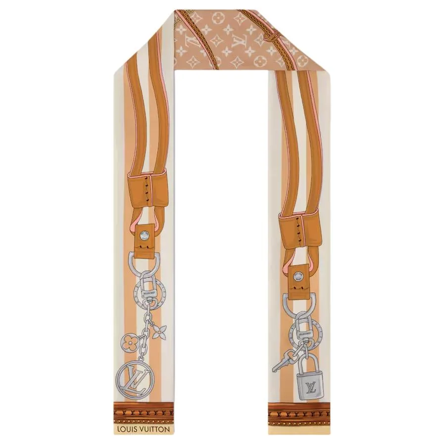 Повязка для волос Mulberry Silk Unisex Sand LOUIS VUITTON, sand
