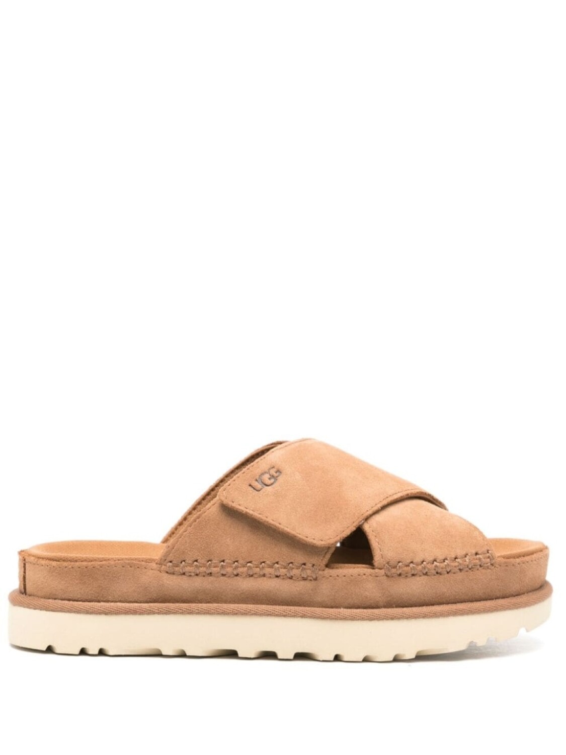 

UGG шлепанцы Goldenstar Cross, коричневый