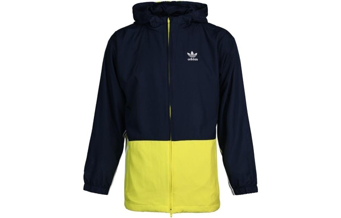 

Куртка унисекс Adidas с логотипом, темно-синий