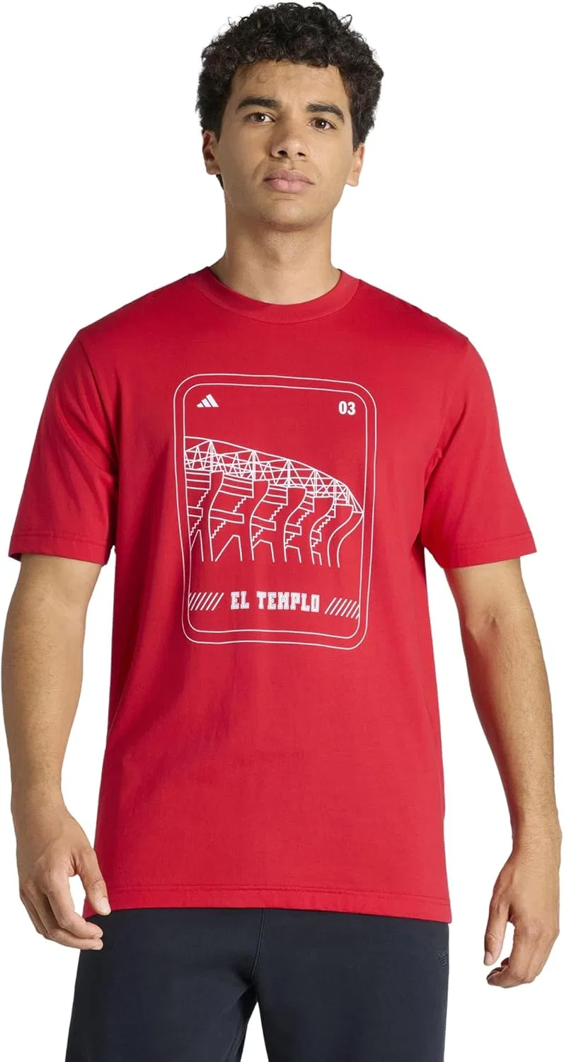 Футболка adidas, цвет Better Scarlet