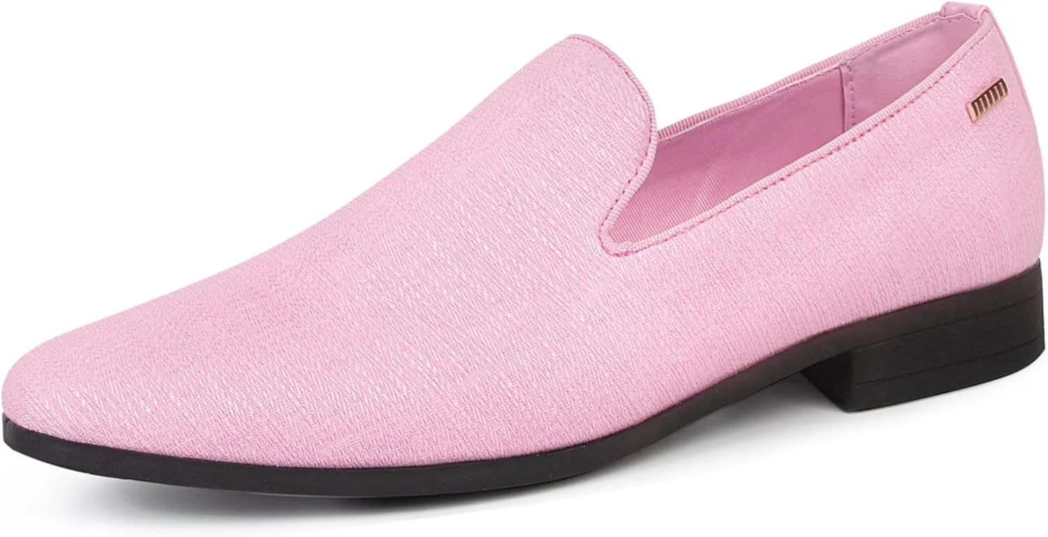 

Мужские лоферы UUBARIS для костюма и смокинга, обувь без шнурков, розовый