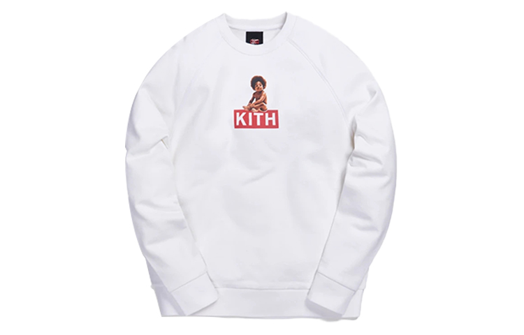 

Толстовка X Biggie Classic Logo Crewneck KITH, белый