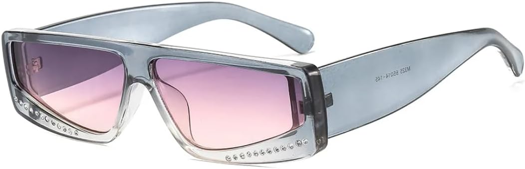 

Роскошные женские солнцезащитные очки с леопардовым градиентом, яркими бриллиантовыми вставками, мужские солнцезащитные очки в маленькой оправе с защитой от УФ-излучения UV400 SZVVBKK, Grey Pink