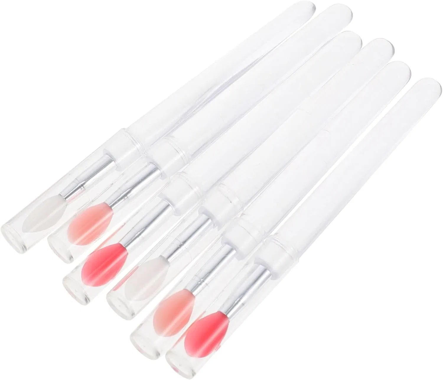 Набор кистей для губ Silicone Lip Brush WOFASHPURET 6 шт