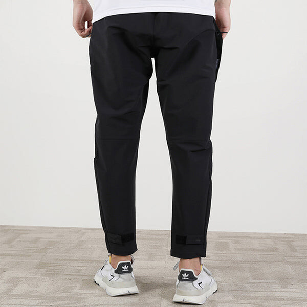 Брюки adidas Th Pnt Wv Flc Leisure Sports Training Wear Woven Trousers Men's Black, черный — фото 4