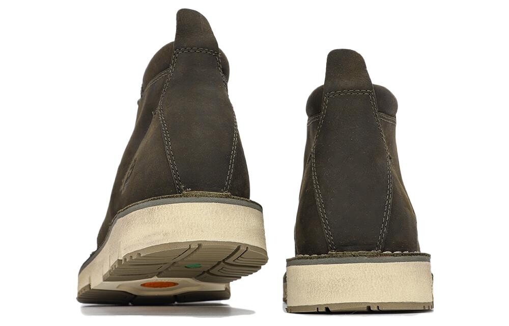 Ботинки мужские Timberland из натуральной кожи, коричневый — фото 4