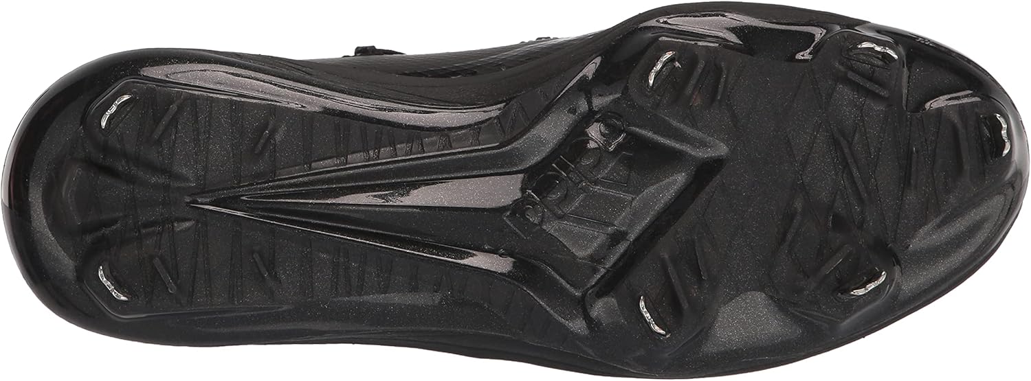 Бутсы Adidas Men's Adizero Afterburner 8, черный/красный/металлик — фото 4