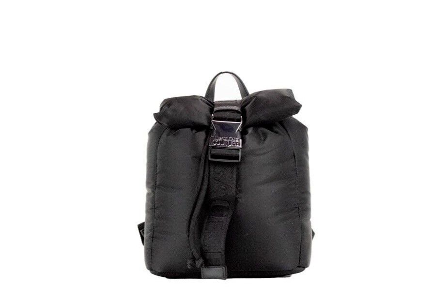 

Рюкзак Jeans Couture Small Black Puffy Nylon с пряжкой безопасности Versace