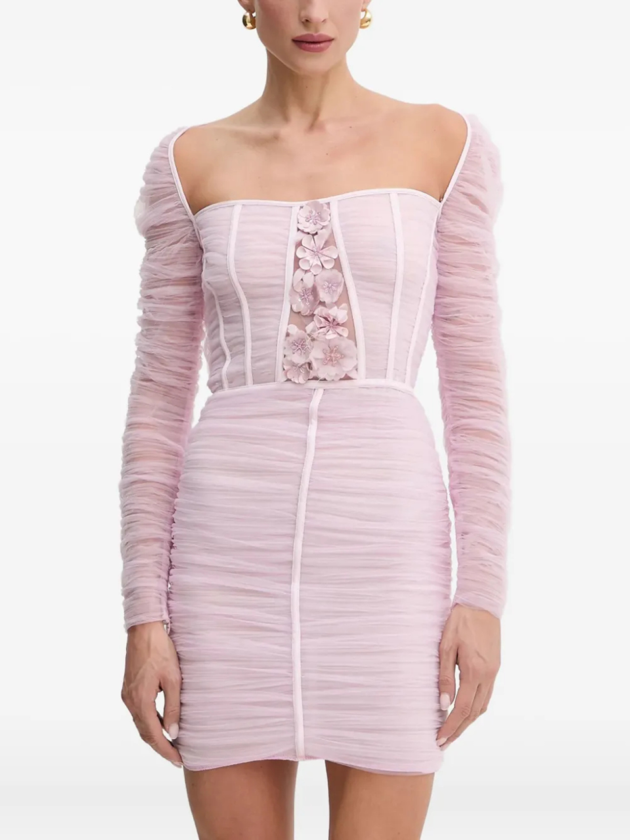 

Elisabetta Franchi платье с цветочным декором, розовый