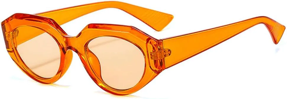 

Солнцезащитные очки UV400 - Панк, овальные, «кошачий глаз», панк, леопардовый принт, для женщин и мужчин, для бега и активного отдыха generic, C7orange-orange