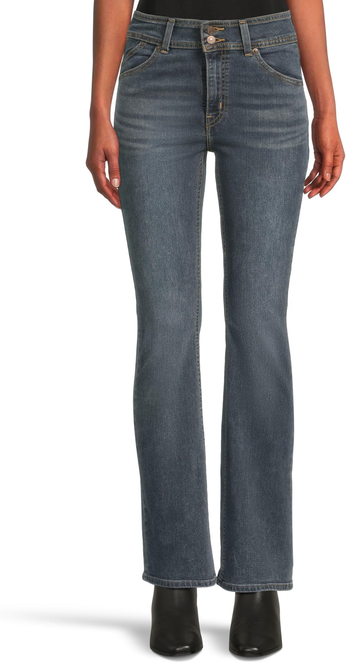 

Джинсы Levi's Womens Retro 726 Flare, цвет Around The Bend