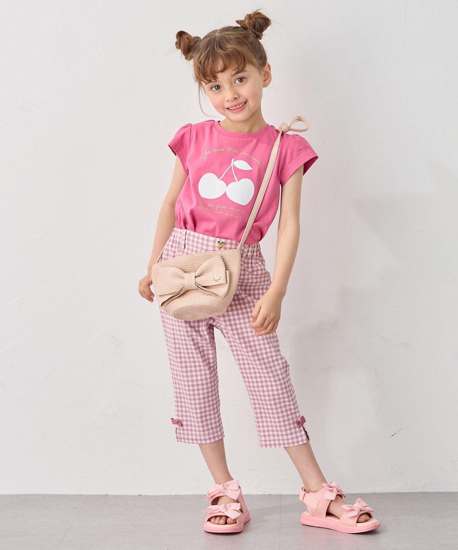 Приятная на ощупь футболка с принтом «Чудо белого медведя» ANY KIDS, Pink [012]