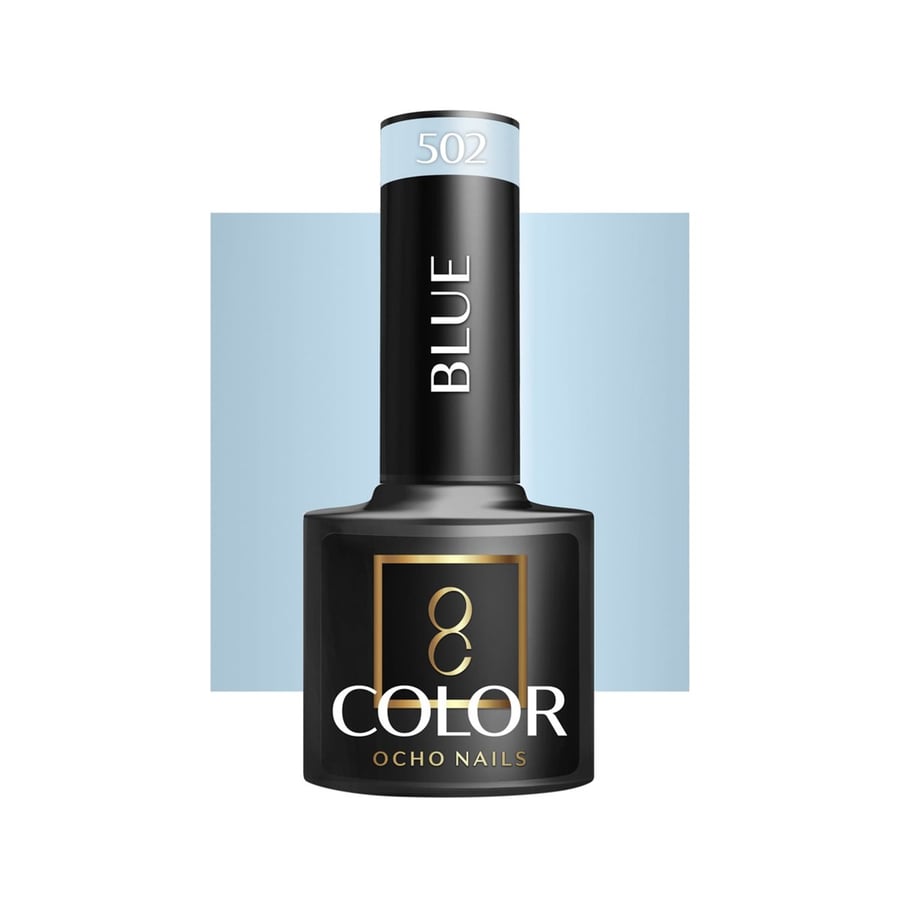 

OCHO NAILS Гибридный лак для ногтей синий 502 -5 г Active Shop