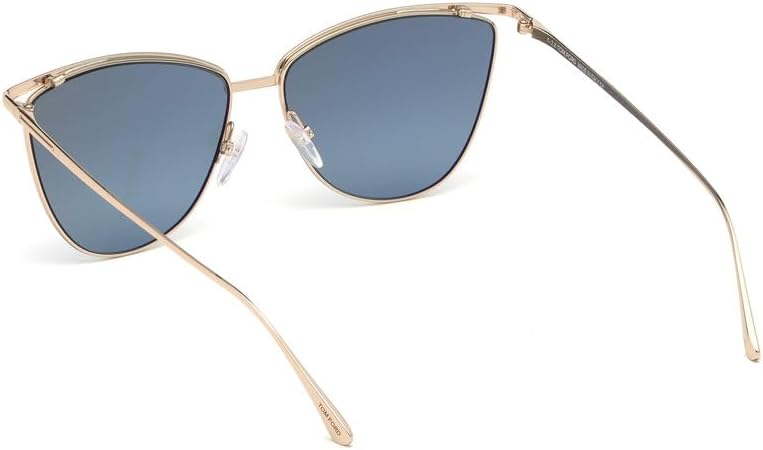 Солнцезащитные очки Tom Ford «Кошачий глаз» TF684 Veronica 28W Gold 58mm FT0684, Gold Frame Material: Metal Frame Type: Cat Eye Frame Style: Gender: Women Lens Color: Lens Material: Lens Width: Lens Height: 46 — фото 3