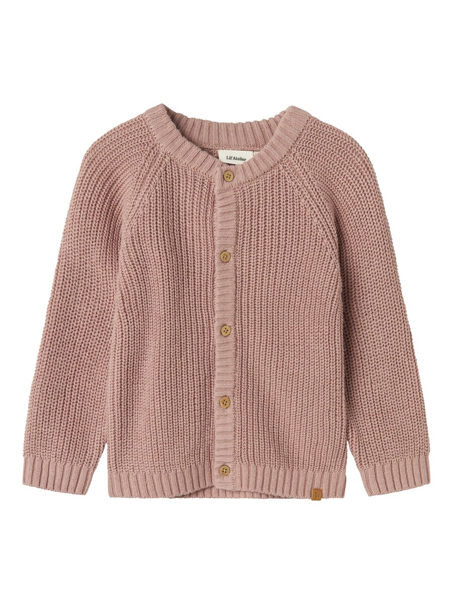 

Вязаный кардиган Lil'Atelier NMNEMLEN, темно-розовый