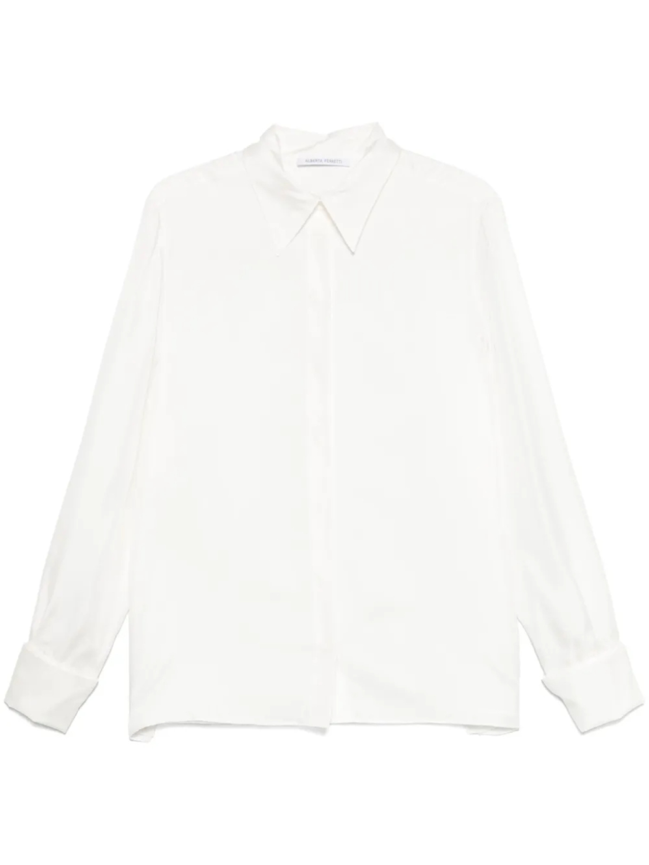 

Alberta Ferretti шелковая рубашка, белый