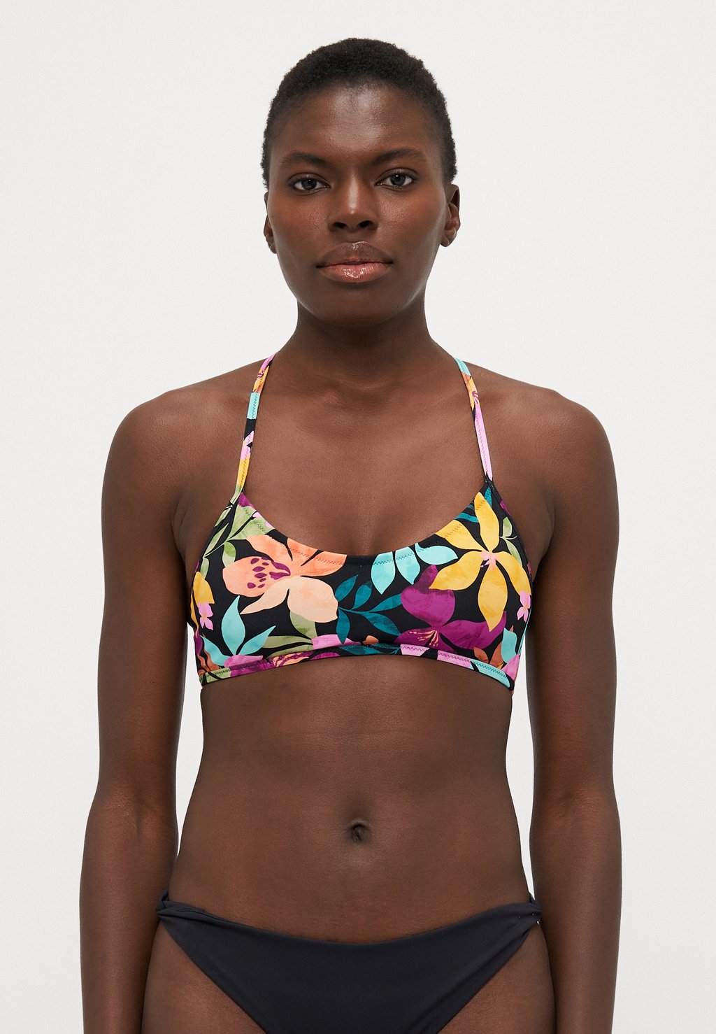 

Верх бикини SOL SEARCHER LACE UP TRILET Billabong, мультиколор