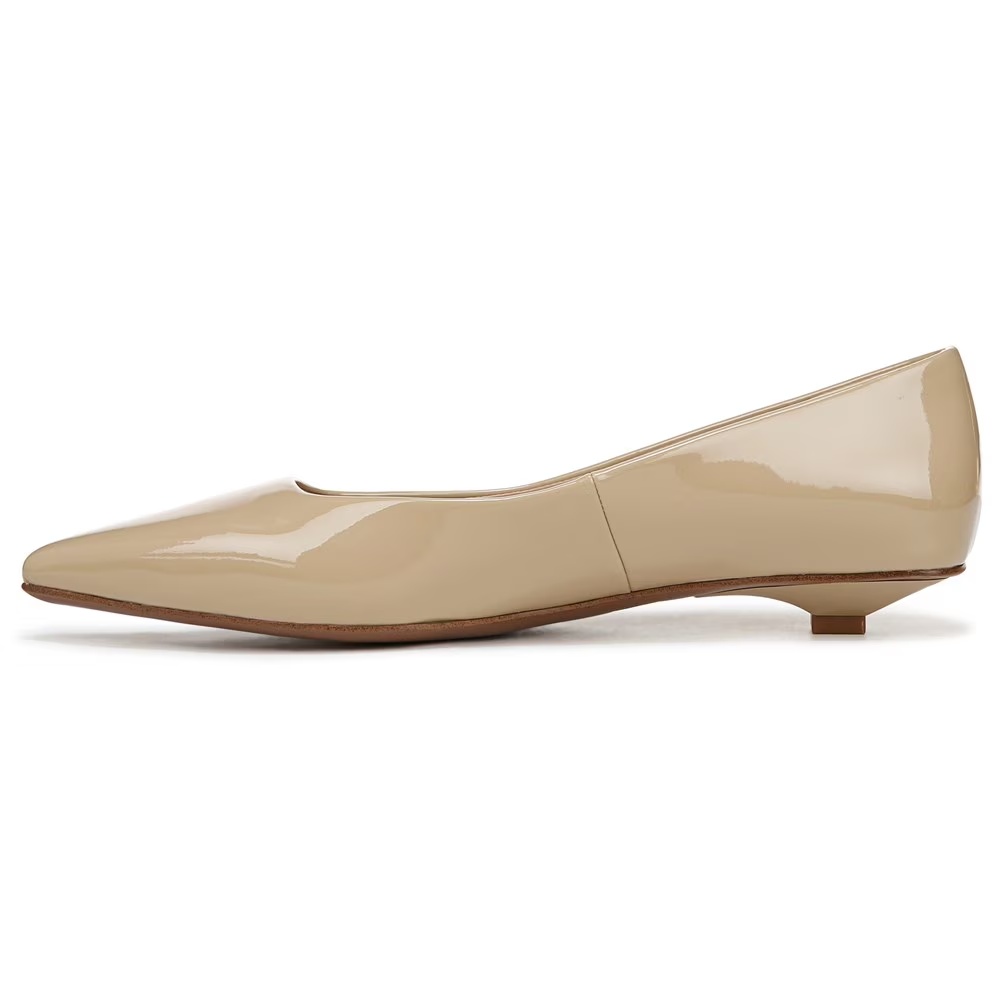 Туфли на низком каблуке Prella от Franco Sarto, taupe patent faux leather — фото 4
