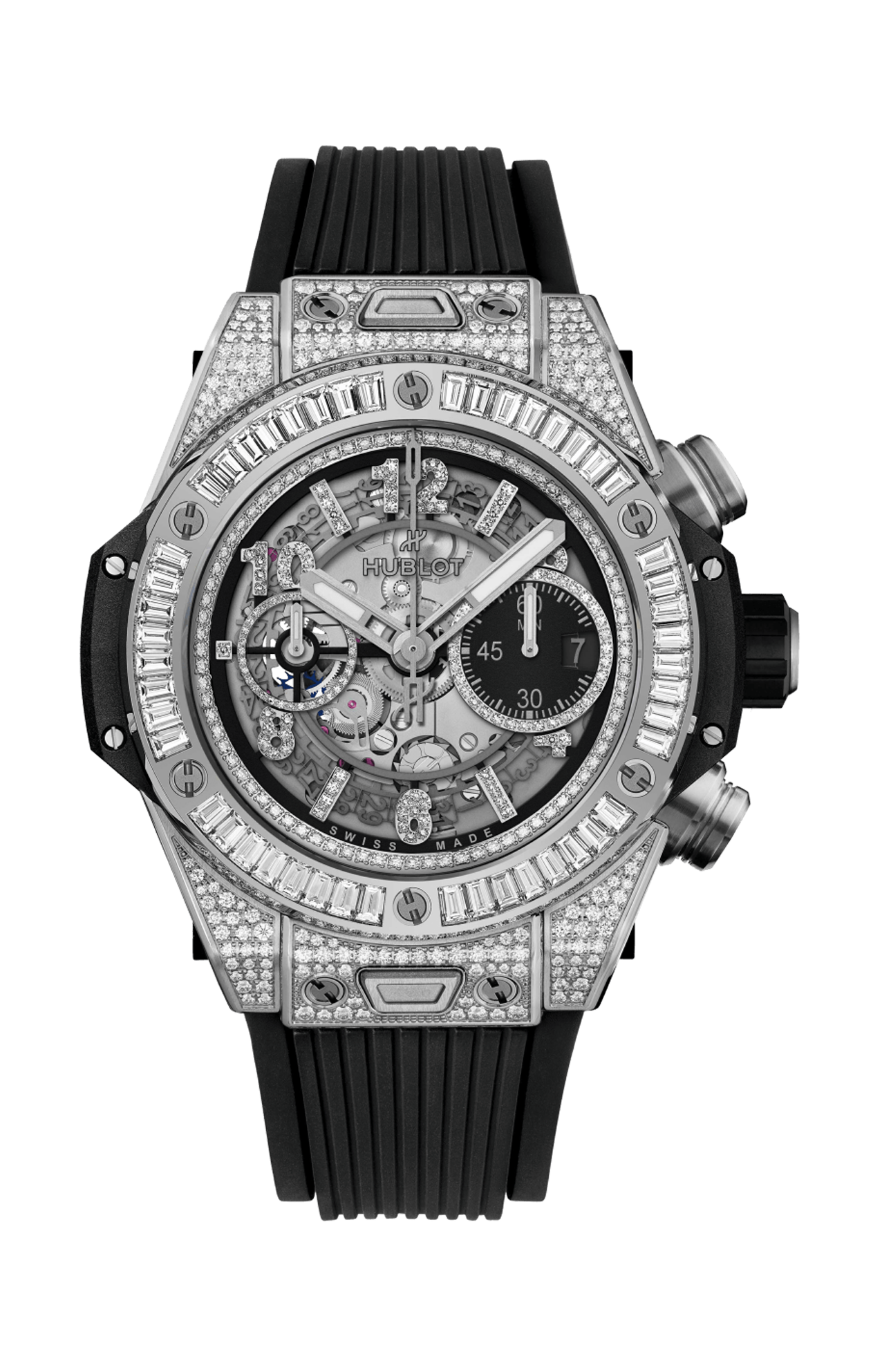 

Часы Hublot unico titanium jewellery 44 мм