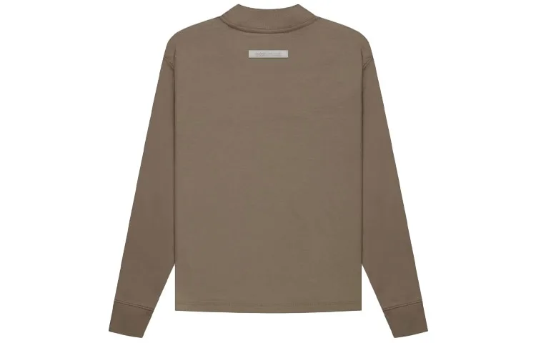 Fear Of God Essentials Футболка FW21 Wheat Brown детская — фото 4