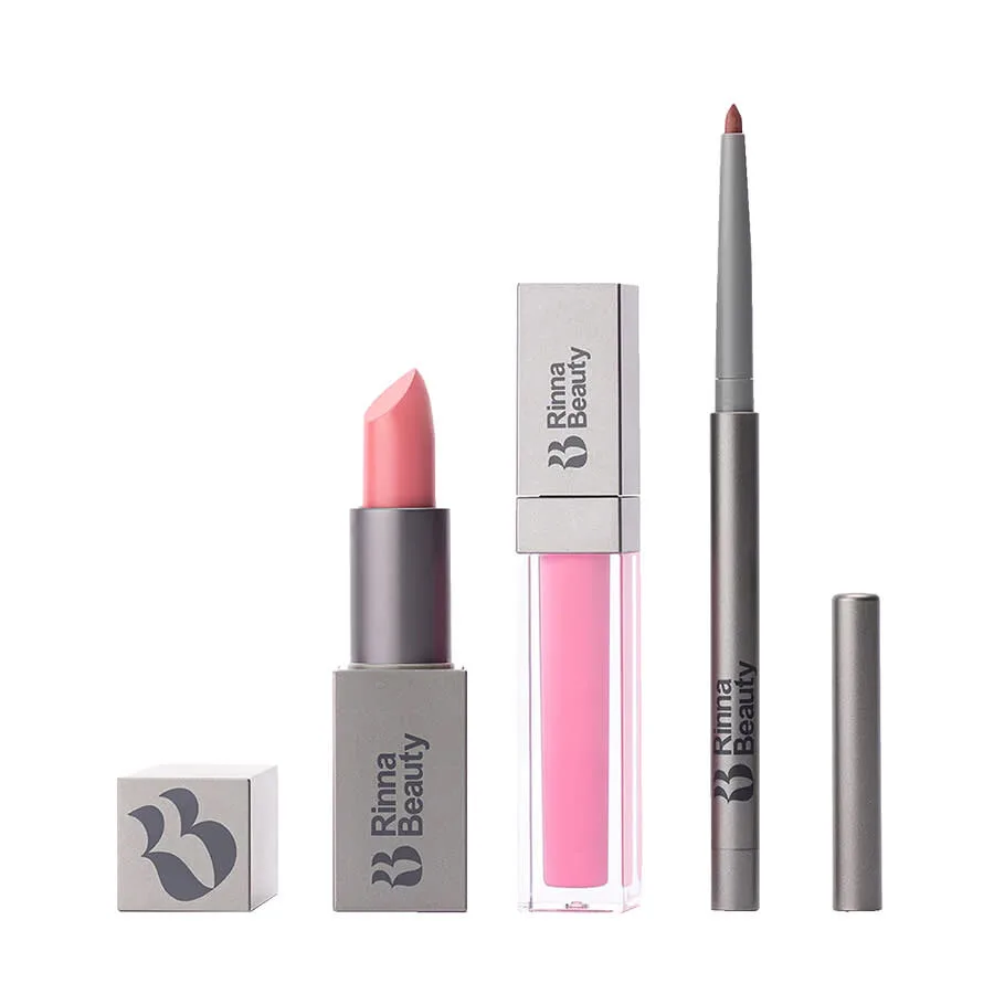 Набор для губ Rinna Beauty Ladies Icon Lip Kit Pinky Подарочный набор Макияж 850027404028