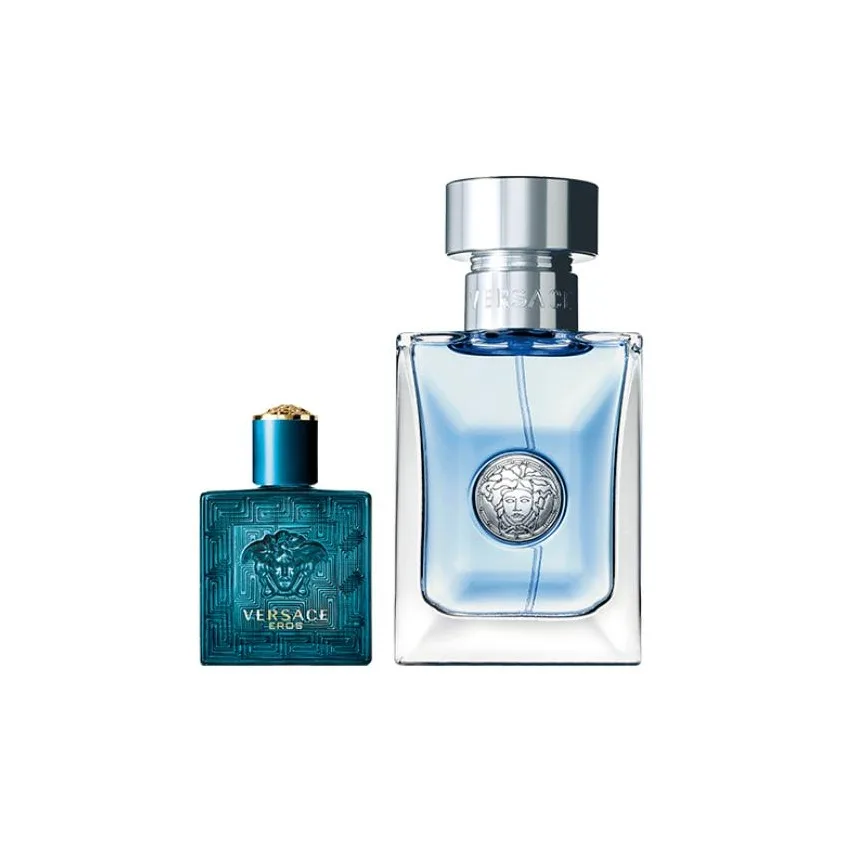 VERSACE Набор классических ароматов Aros EDT 30 мл + 5 мл/30 мл + 5 мл + 1 мл, Two-Piece Set: Classic Men's Perfume 30ml+Eros Men's Perfume 5ml
