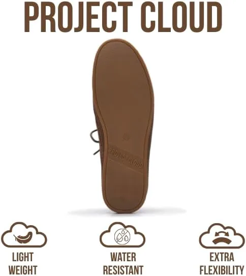 Мужские лоферы Project Cloud из 100% натуральной кожи - повседневные туфли для мужчин с мягкой стелькой, нескользящие мужские лоферы, классическая обувь - водоотталкивающие лоферы для мужчин (Денвер) — фото 4