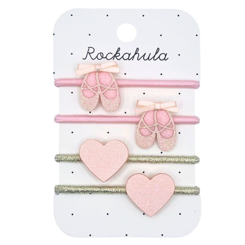 

Rockahula Kids - 4 резинки для волос в виде балеток «Пони»