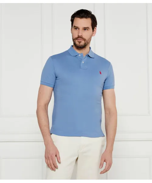 

Футболка поло Slim fit Polo Ralph Lauren, синий