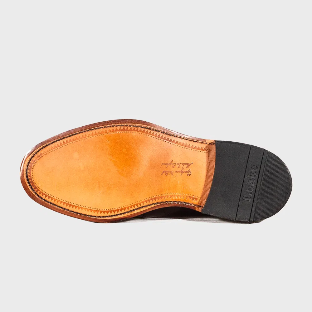 Мужские туфли дерби Loake 771 тёмно-коричневые — фото 3