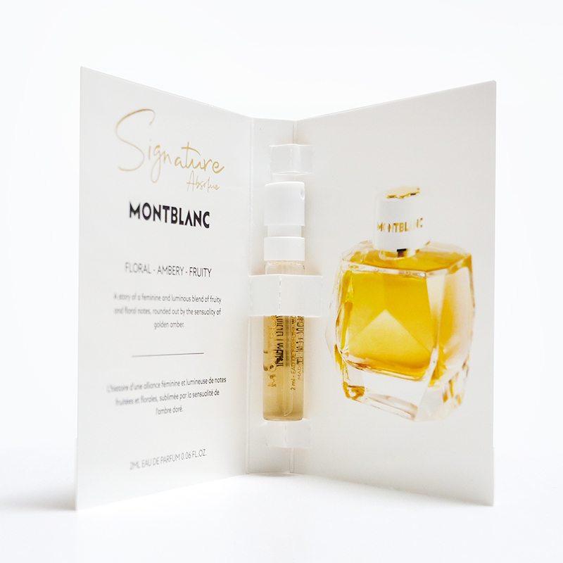 Ice Peak Traveler Gilded Seal набор пробников парфюма Eau De Parfum деревянный 2мл*2 MONTBLANC — фото 3