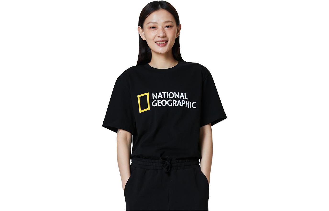 

Футболка Unisex Crew Neck Moderate Others NATIONAL GEOGRAPHIC, carbon черный
