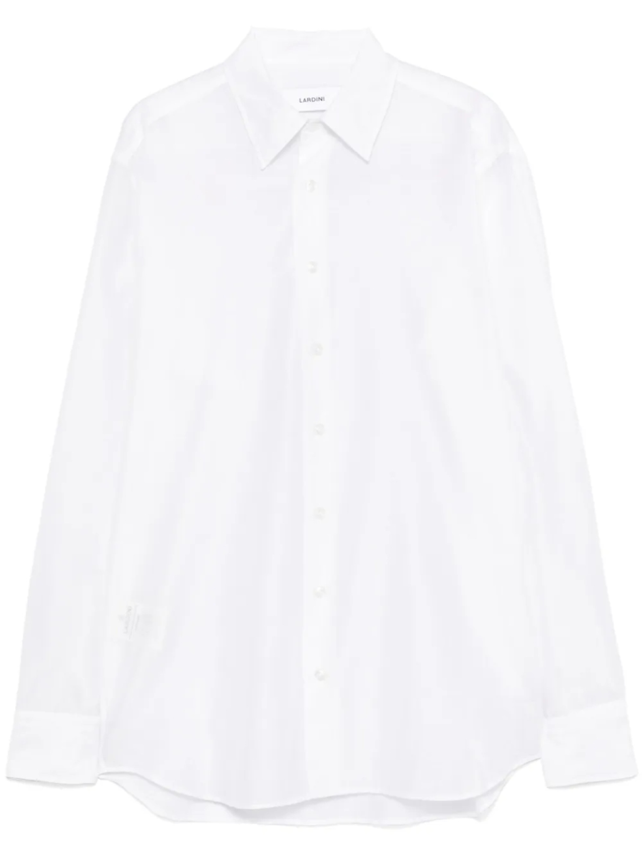 

Lardini рубашка из органзы, белый