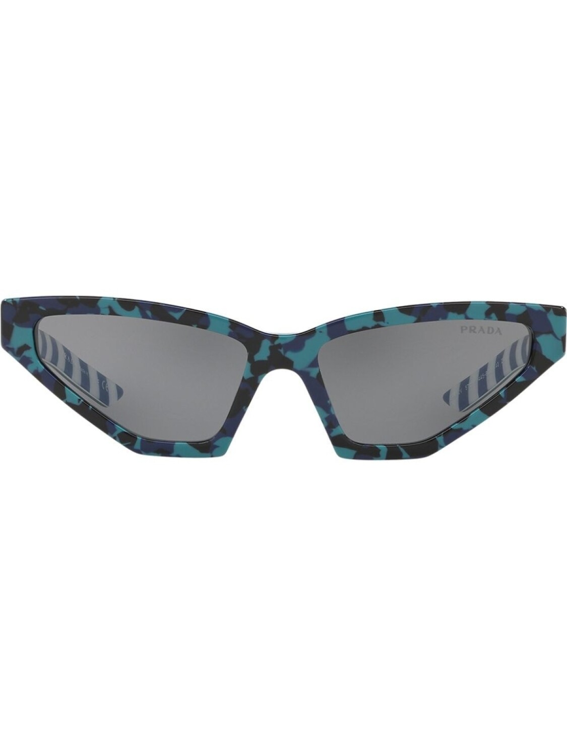 

Prada Eyewear солнцезащитные очки Disguise с камуфляжным узором, зеленый