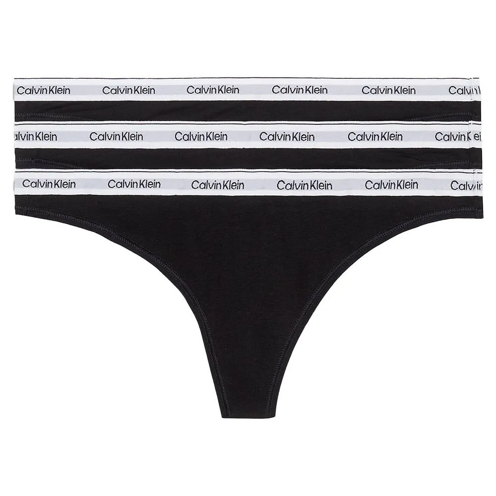 

Стринги Calvin Klein 000QD5209E 3 units, черный