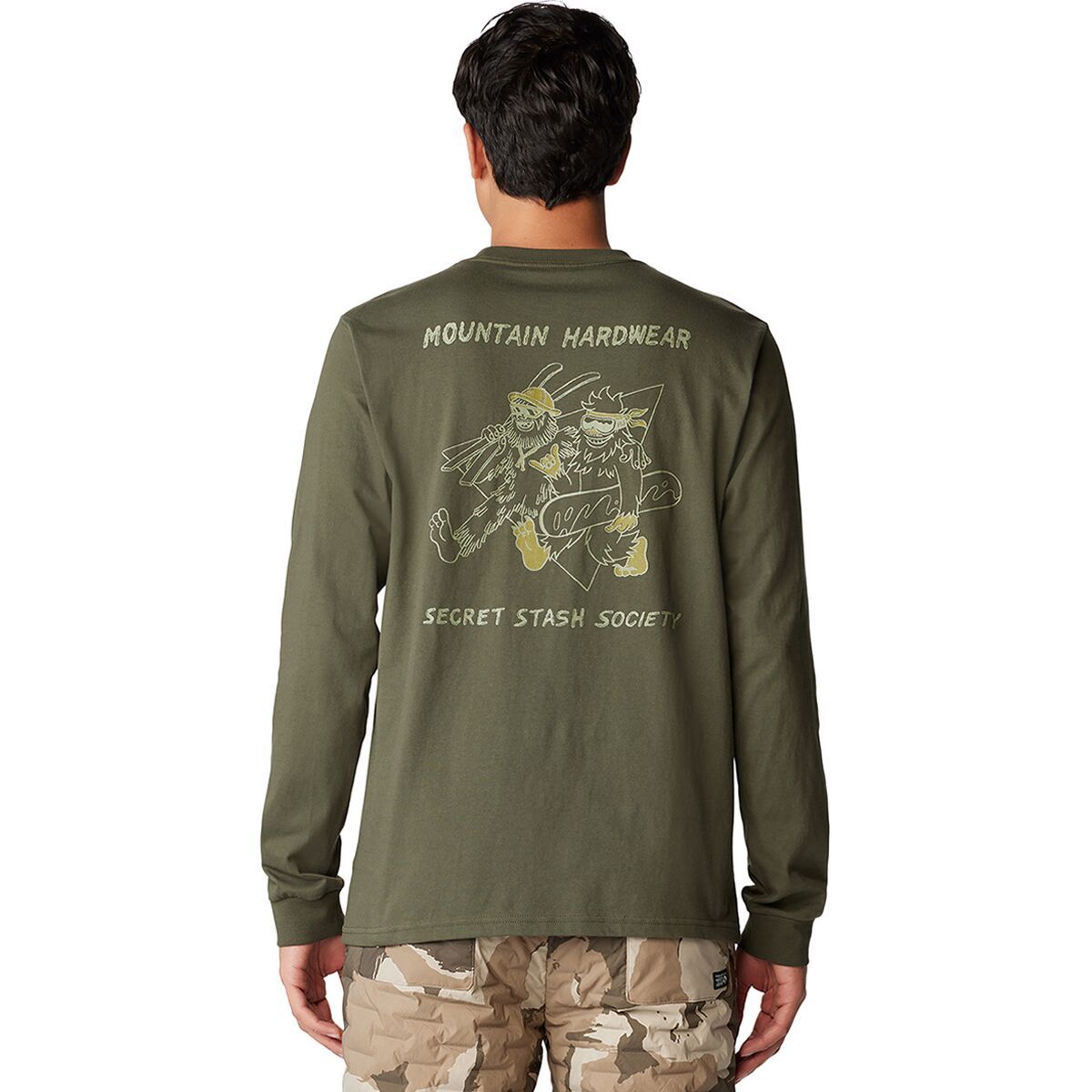 

Футболка с длинным рукавом Secret Stash Mountain Hardwear, цвет dark pine
