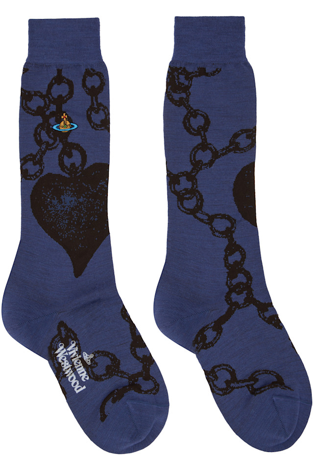 

Чулочные цепи Vivienne Westwood, синий