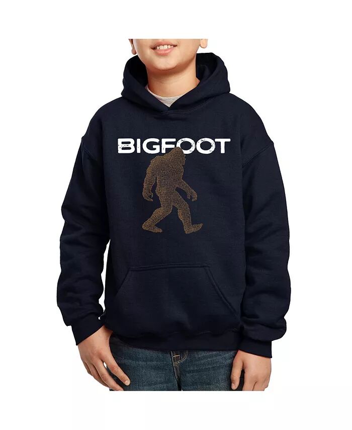 

Толстовка с капюшоном Bigfoot Word Art для мальчиков LA Pop Art, синий